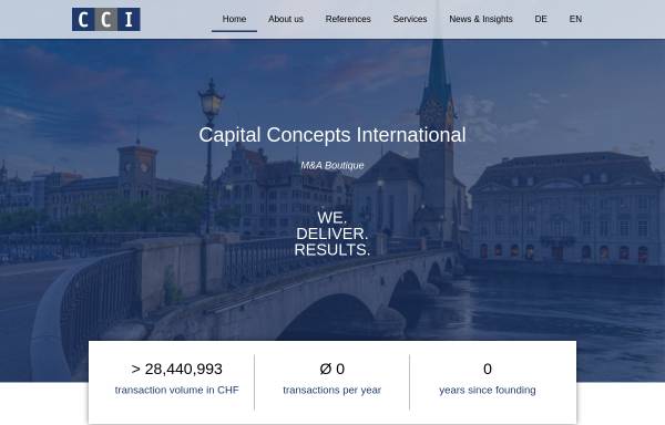 Vorschau von capitalconcepts.ch, Capital Concepts International AG