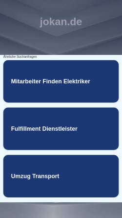 Vorschau der mobilen Webseite www.jokan.de, CD-Brennen - Qualitäts-Kontrolle