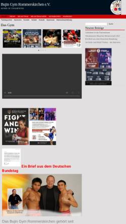 Vorschau der mobilen Webseite www.kampfsport-rommerskirchen.de, Bujin Gym e.V., Rommerskirchen