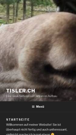 Vorschau der mobilen Webseite www.tisler.ch, Tisler Veranstaltungen