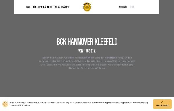 Vorschau von boxen-hannover.de, Box Club Kleefeld e. V.