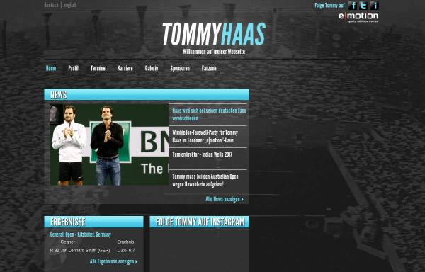 Vorschau von www.tommy-haas.net, Haas, Tommy
