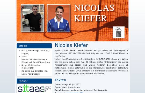 Vorschau von www.nicolaskiefer.de, Kiefer, Nicolas