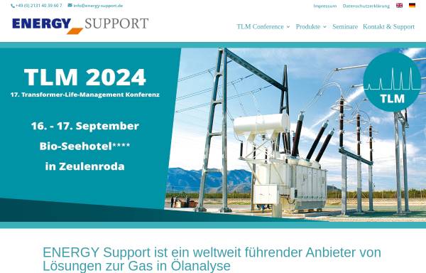 Vorschau von www.energy-support.de, Energy Support GmbH