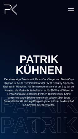 Vorschau der mobilen Webseite www.patrikkuehnen.de, Kühnen, Patrik