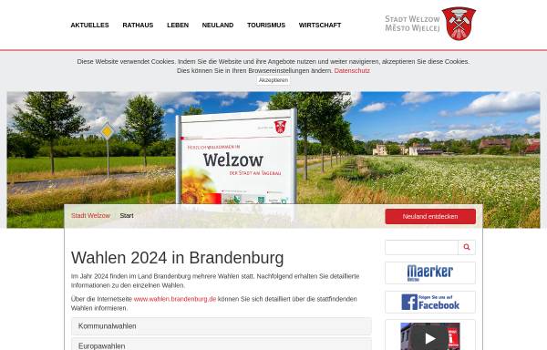 Vorschau von www.welzow.de, Welzow