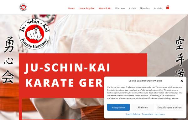 Vorschau von www.ju-schin-kai.de, Ju-Schin-Kai-Karate e.V. Hirschaid