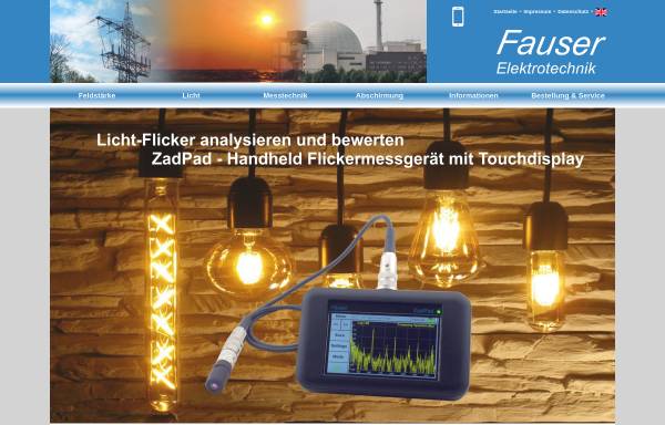 Vorschau von www.fauser-etech.com, Fauser Elektrotechnik, Inh. Inh. Dipl.-Ing. Reiner Fauser