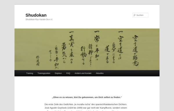 Vorschau von www.shudokan.de, Shudokan-ryu Karate-do e.V.
