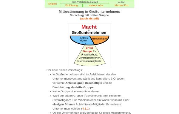 Vorschau von www.mitbestimmung.eu, Mitbestimmung und Wirtschaftsdemokratie