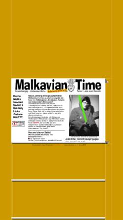 Vorschau der mobilen Webseite www.malkavian.de, Malkavian Time