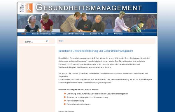 Vorschau von www.gesund-im-betrieb.de, ifis Gesundheitsmanagement GbR