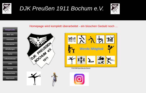 Vorschau von www.djk-preussen11-bochum.de, DJK Preussen 1911 Bochum e. V.