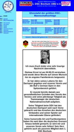 Vorschau der mobilen Webseite www.dscbochum.de, 1. DSC Bochum 1982 e.V.
