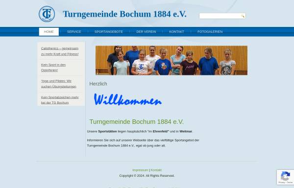 Vorschau von www.turngemeinde-bochum.de, Turngemeinde Bochum 1884 e.V.