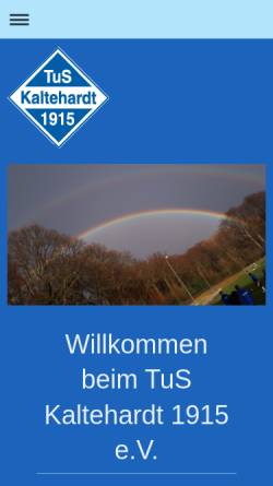 Vorschau der mobilen Webseite www.tus-kaltehardt.de, TuS Kaltehardt 1915 e.V.