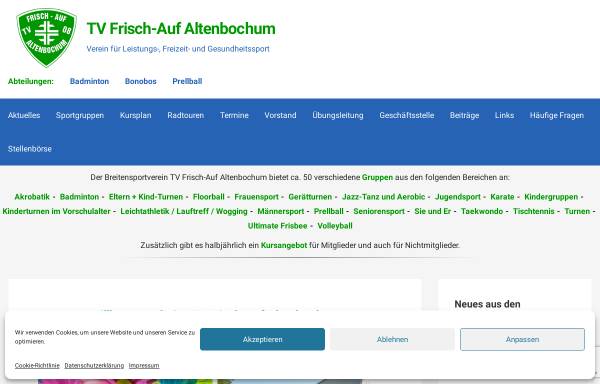 Vorschau von www.frischaufaltenbochum.de, T.V. Frisch-Auf Altenbochum 08 e.V.