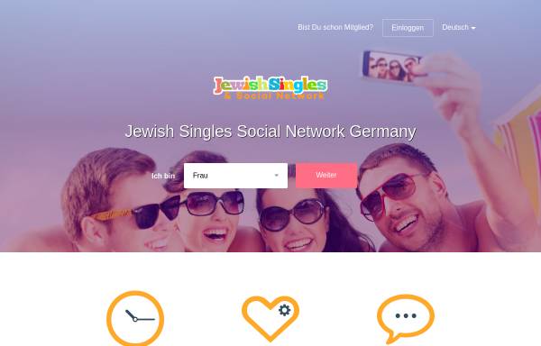 Vorschau von www.jewish-singles.de, Jüdische Kontakt Community