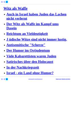 Vorschau der mobilen Webseite ursulahomann.de, Witz als Waffe