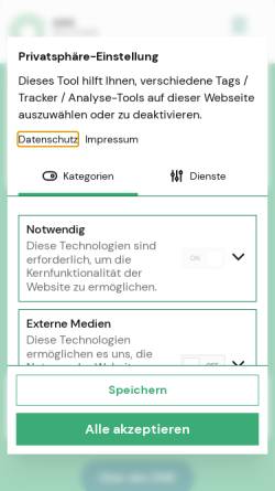 Vorschau der mobilen Webseite www.dnr.de, Deutscher Naturschutzring