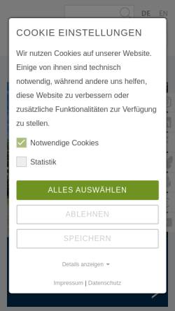 Vorschau der mobilen Webseite www.succow-stiftung.de, Succow Stiftung