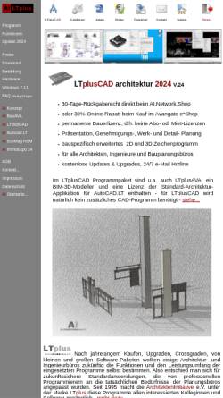 Vorschau der mobilen Webseite www.ltplus.de, ArchitektenInitiative e.V.