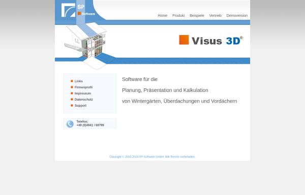 Vorschau von www.visus3d.de, S & P Software
