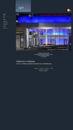 Vorschau der mobilen Webseite d-lightvision.de, D-LightVision