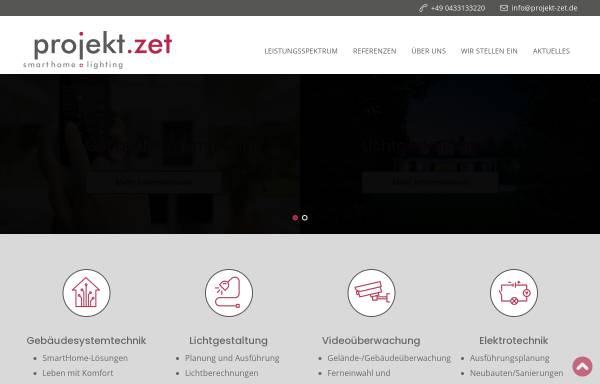 Vorschau von www.projekt-zet.de, Projekt.zet, Inh. Peter Zahn