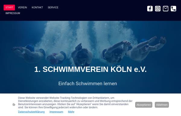 Vorschau von www.1svk.de, 1. Schwimm-Verein Köln e.V.