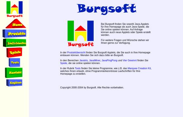 Vorschau von www.burgsoft.de, Burgsoft.de [Burgsoft]