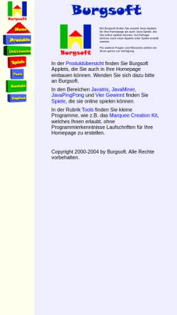 Vorschau der mobilen Webseite www.burgsoft.de, Burgsoft.de [Burgsoft]