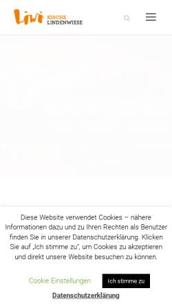 Vorschau der mobilen Webseite www.lindenwiese.de, ETG Lindenwiese