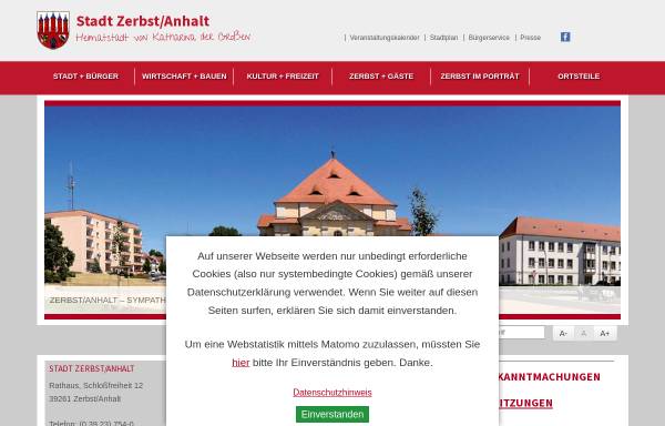 Stadt Zerbst/ Anhalt