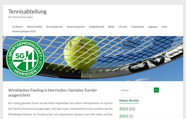 Vorschau von www.herrieden-tennis.de, SG TSV/DJK Herrieden