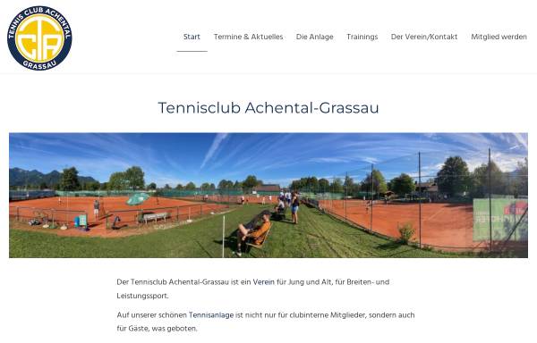 Vorschau von www.tca-grassau.de, TC Achental Grassau