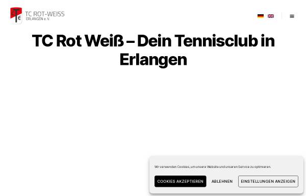 Vorschau von www.tc-rot-weiss.de, TC Rot-Weiss Erlangen e.V.