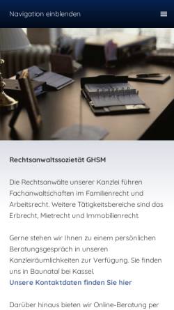 Vorschau der mobilen Webseite www.rechts-auskunft.de, Gutzeit & Dr. Meier