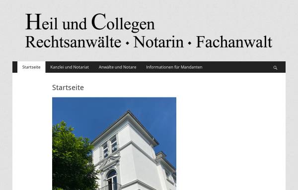 Vorschau von raheil.de, Heil & Collegen