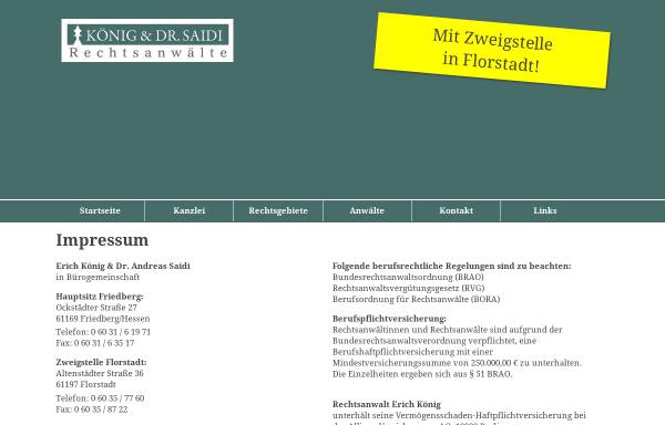 Vorschau von www.kanzlei-koenig.eu, König, Frisch & Bergmann