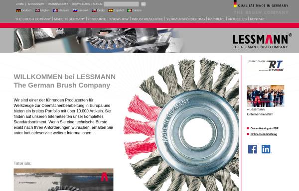Vorschau von www.lessmann.com, Lessmann GmbH