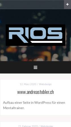 Vorschau der mobilen Webseite www.rios.ch, Osterwalder, Rino