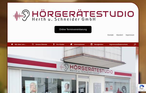 Vorschau von www.hoergeraetestudio.de, Hörgerätestudio Herth und Schneider