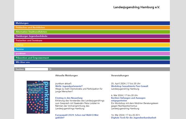 Vorschau von www.ljr-hh.de, Landesjugendring Hamburg e.V.