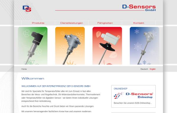 Vorschau von d-sensors.de, Aktiv Sensor GmbH