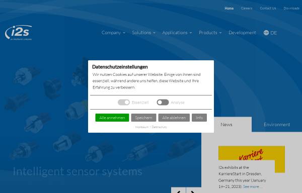 I2S Intelligente Sensorsysteme Dresden GmbH