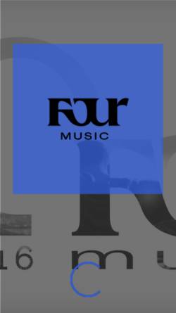 Vorschau der mobilen Webseite www.fourmusic.com, Four Music Productions GmbH