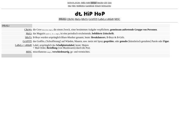 Kein-Plan.de - Hip Hop