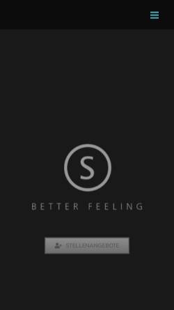 Vorschau der mobilen Webseite www.better-feeling.com, Better feeling