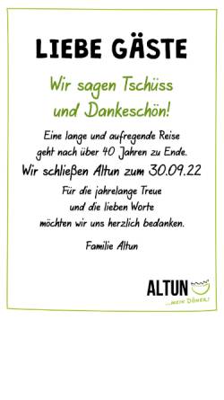 Vorschau der mobilen Webseite www.altun.info, Altun Brot GmbH